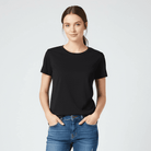 Women's Comfort Fit Sorona Jersey Crew Neck Tee - Giordano Online
