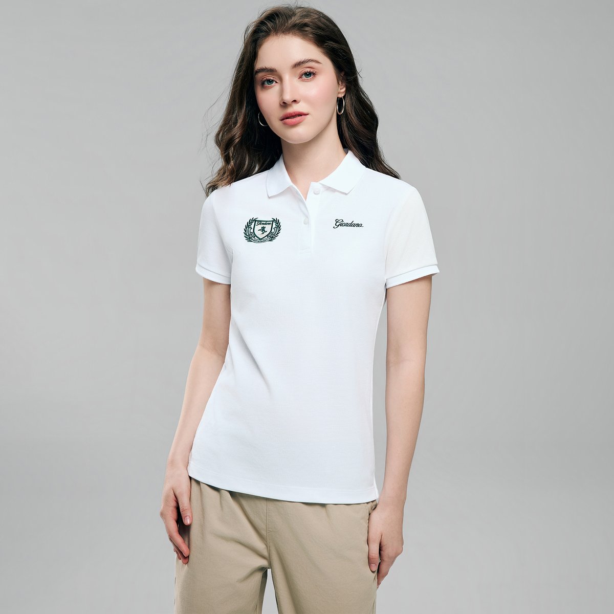 Women's Cotton Bold Polo - Giordano Online