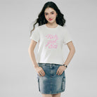 Women’s Cotton Crew Neck Printed Comfort Tee - Giordano Online