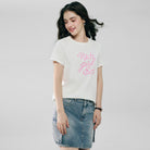 Women’s Cotton Crew Neck Printed Comfort Tee - Giordano Online