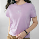 Women’s Cotton Crew Neck Printed Comfort Tee - Giordano Online