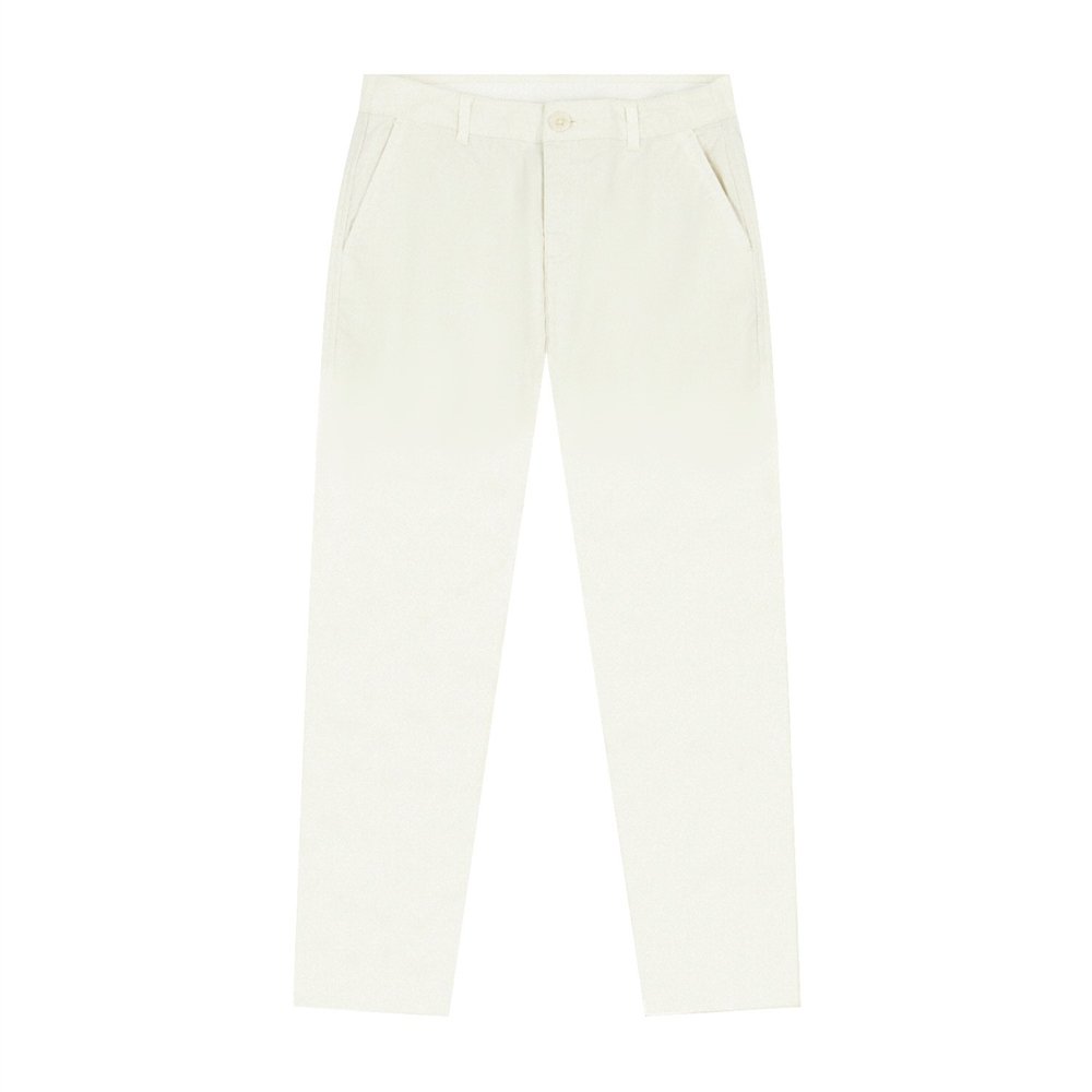 Women’s Cotton Elastane Twill Mid Rise Elastic Waist Pants - Giordano Online
