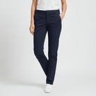 Women’s Cotton Elastane Twill Mid Rise Elastic Waist Pants - Giordano Online