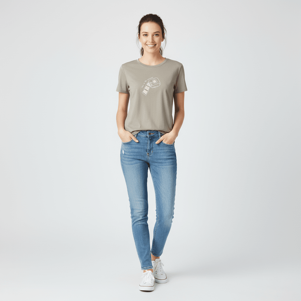 Women’s Cotton Jersey Crew Neck Short Sleeve Comfort Fit Printed T-Shirt - Giordano Online