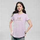 Women's Cotton Jersey Signature Print Tee - Giordano Online
