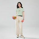 Women's Cotton Jersey Signature Print Tee - Giordano Online