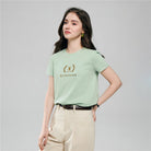 Women's Cotton Jersey Signature Print Tee - Giordano Online