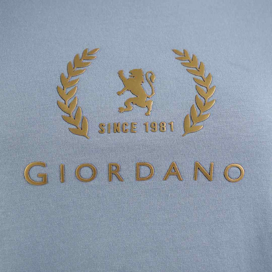 Women's Cotton Jersey Signature Print Tee - Giordano Online
