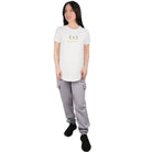 Women's Cotton Jersey Signature Print Tee - Giordano Online