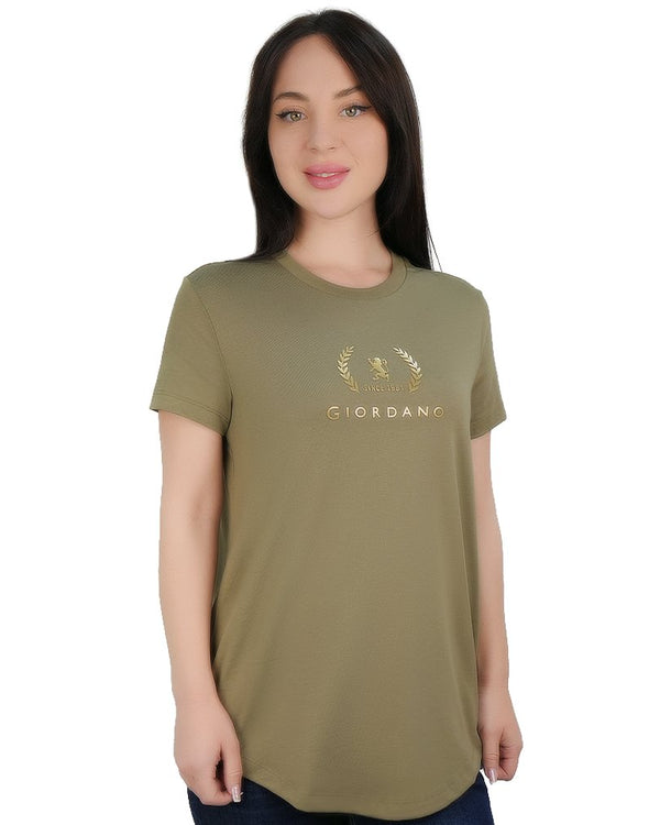 Quick buy Women's Cotton Jersey Signature Print Tee