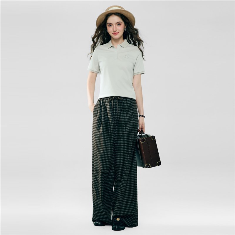 Women's Cotton Pique Slim Fit Solid Polo - Giordano Online