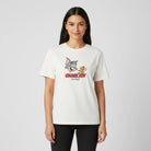 Women’s Crew Neck Print Tee - Tom & Jerry - White - Giordano Online