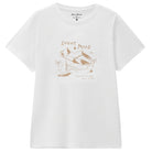 Women’s Crew‑Neck Short‑Sleeve Regular Fit Printed Tee - Giordano Online