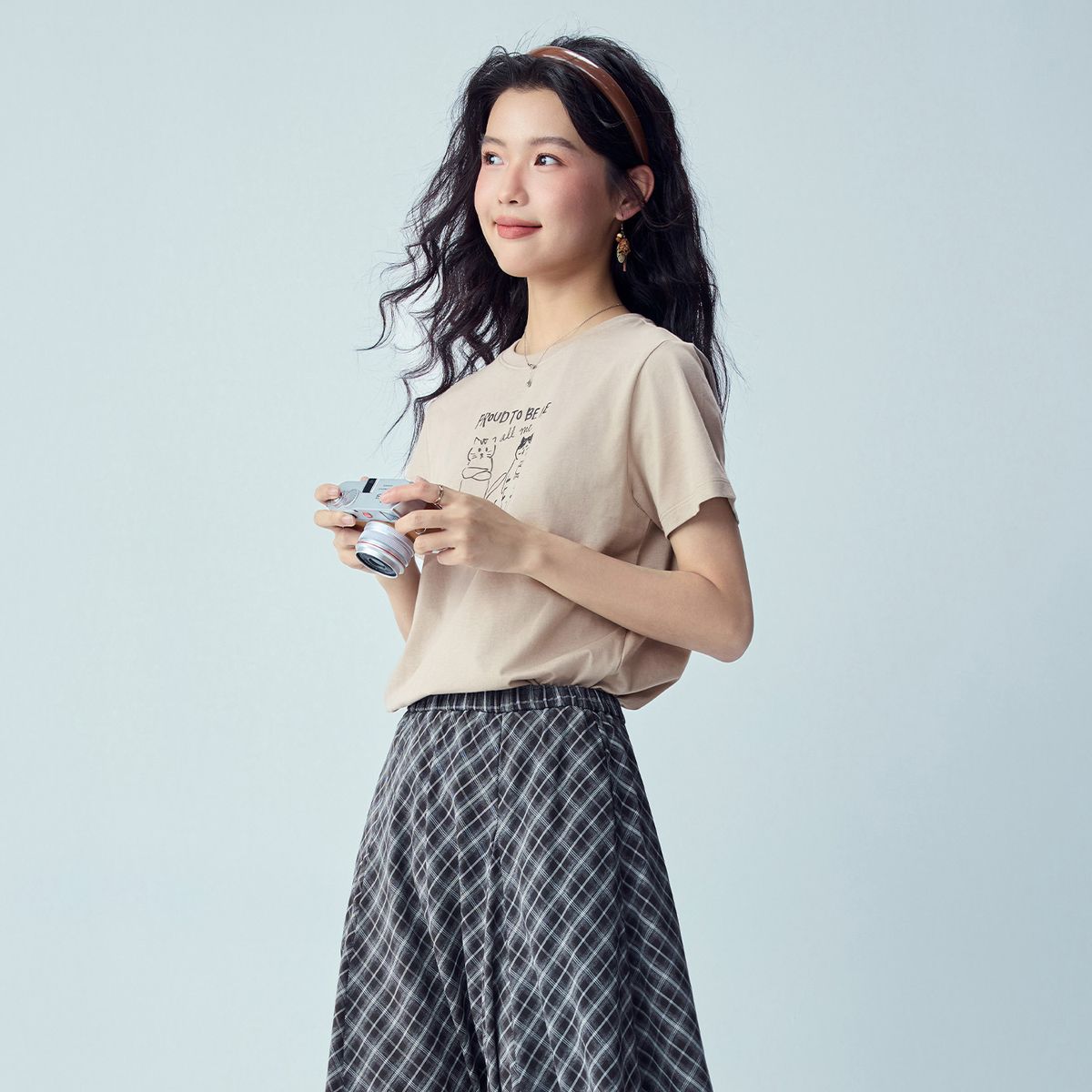 Women’s Crew‑Neck Short‑Sleeve Regular Fit Printed Tee - Giordano Online