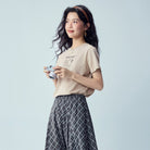 Women’s Crew‑Neck Short‑Sleeve Regular Fit Printed Tee - Giordano Online