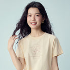 Women’s Crew‑Neck Short‑Sleeve Regular Fit Printed Tee - Giordano Online