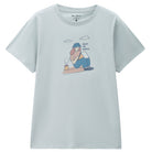 Women’s Crew‑Neck Short‑Sleeve Regular Fit Printed Tee - Giordano Online