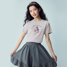 Women’s Crew‑Neck Short‑Sleeve Regular Fit Printed Tee - Giordano Online