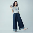 Women’s Crew‑Neck Short‑Sleeve Regular Fit Printed Tee - Giordano Online