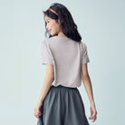 Women’s Crew‑Neck Short‑Sleeve Regular Fit Printed Tee - Giordano Online