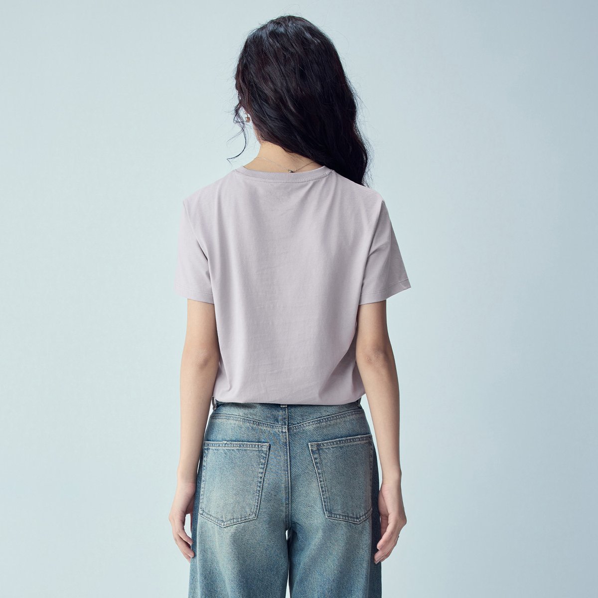 Women’s Crew‑Neck Short‑Sleeve Regular Fit Printed Tee - Giordano Online