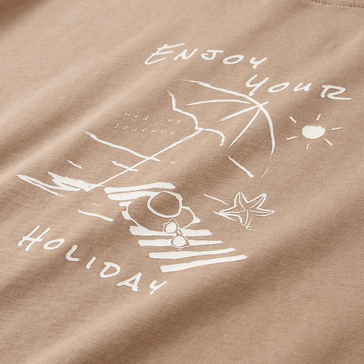 Women’s Crew‑Neck Short‑Sleeve Regular Fit Printed Tee - Giordano Online