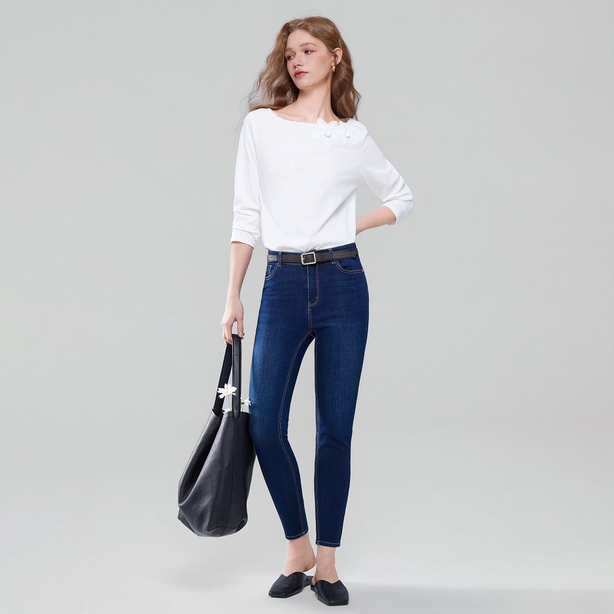 Women's Denim Slim Tapered Jeans - Giordano Online