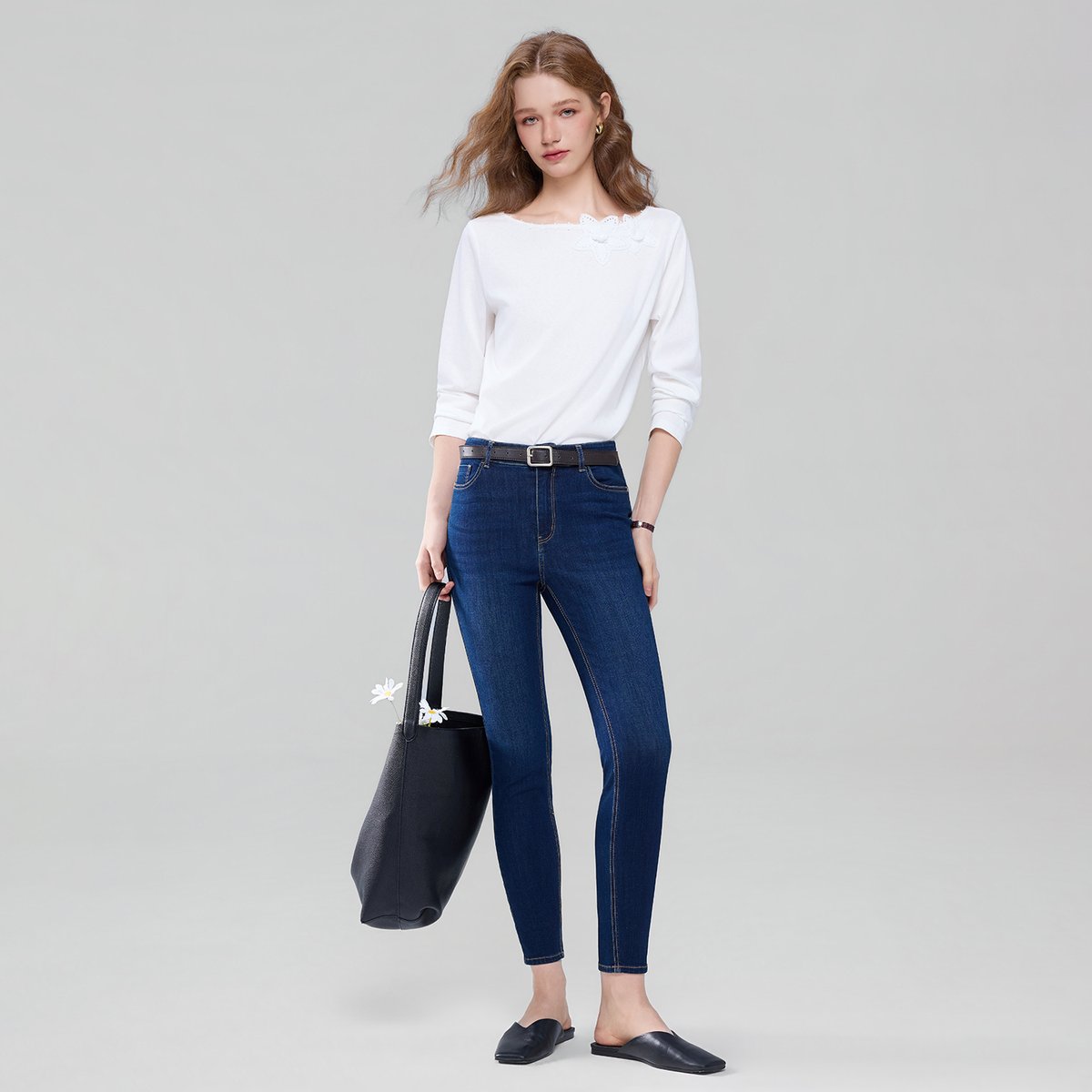 Women's Denim Slim Tapered Jeans - Giordano Online