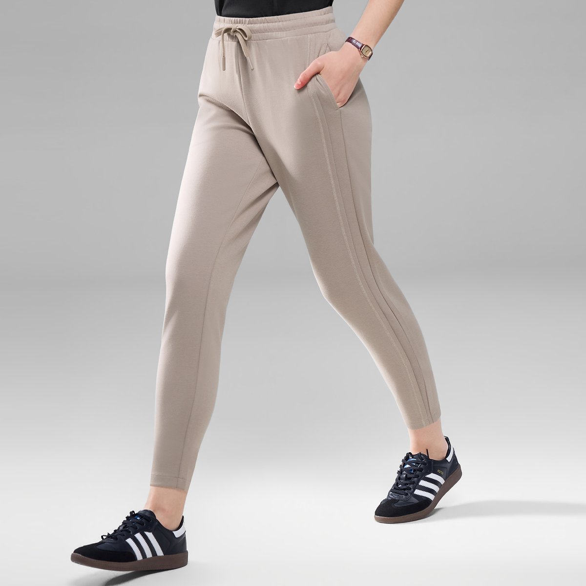 Women's Elastic Waist Pants - Giordano Online