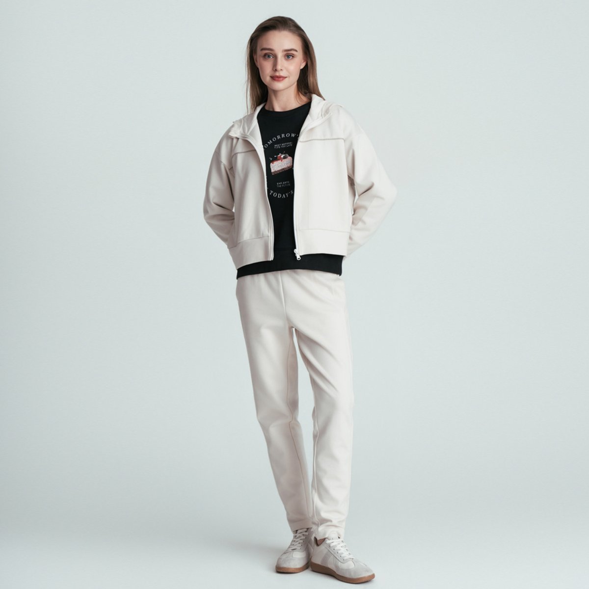 Women's Elastic Waist Pants - Giordano Online