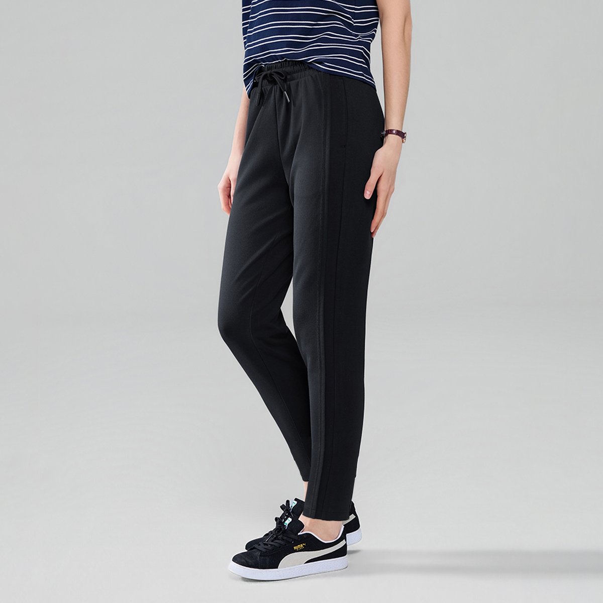 Women's Elastic Waist Pants - Giordano Online