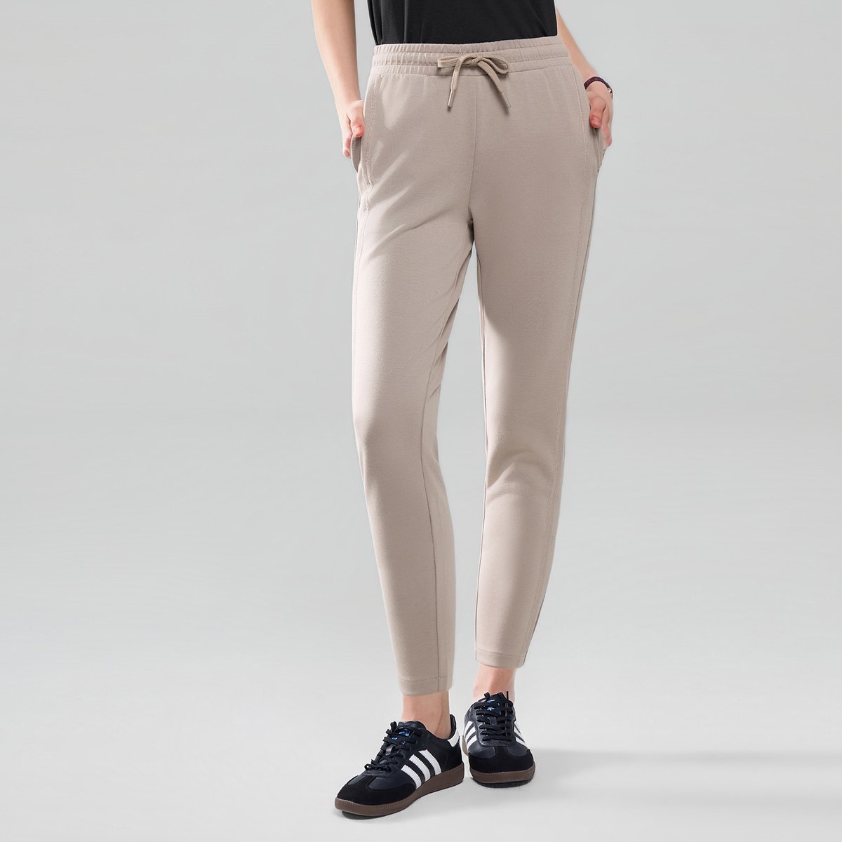 Women's Elastic Waist Pants - Giordano Online