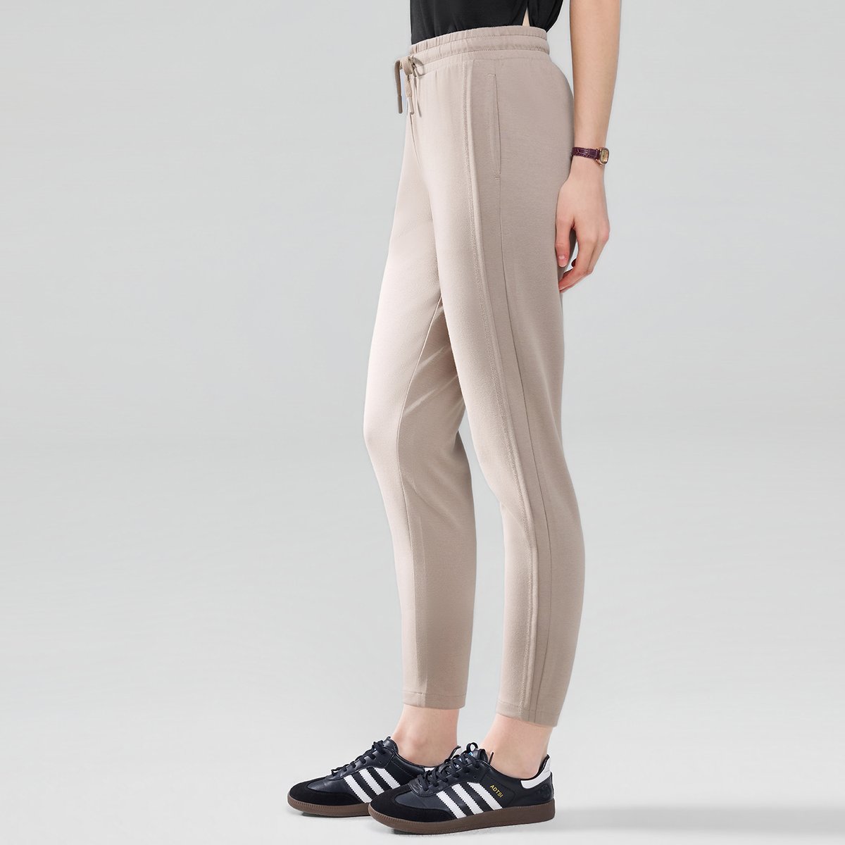 Women's Elastic Waist Pants - Giordano Online
