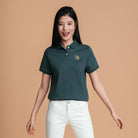 Women’s Embroidered Cotton Liquid Touch Polo - Giordano Online