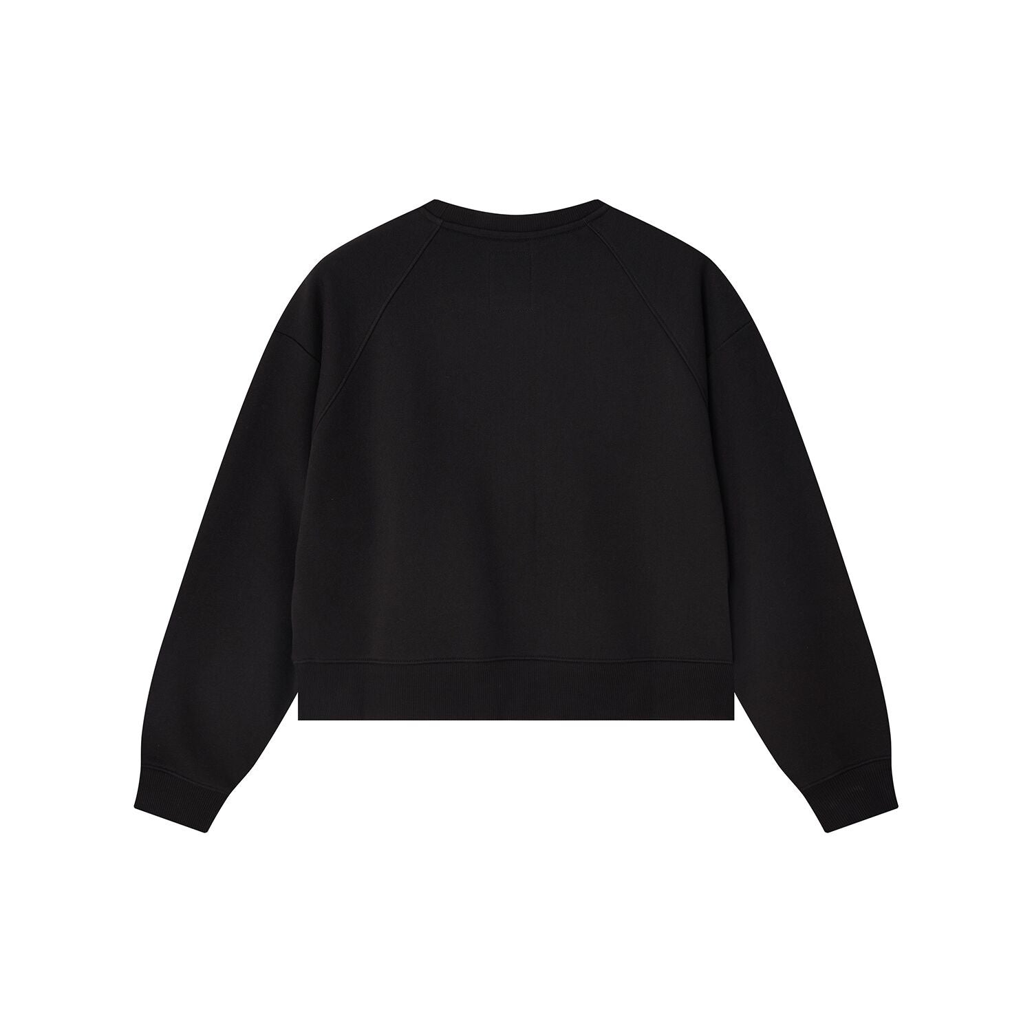 Women’s French Terry Long Sleeve Crew Neck Sweatshirt – Tom & Jerry - Black - Giordano