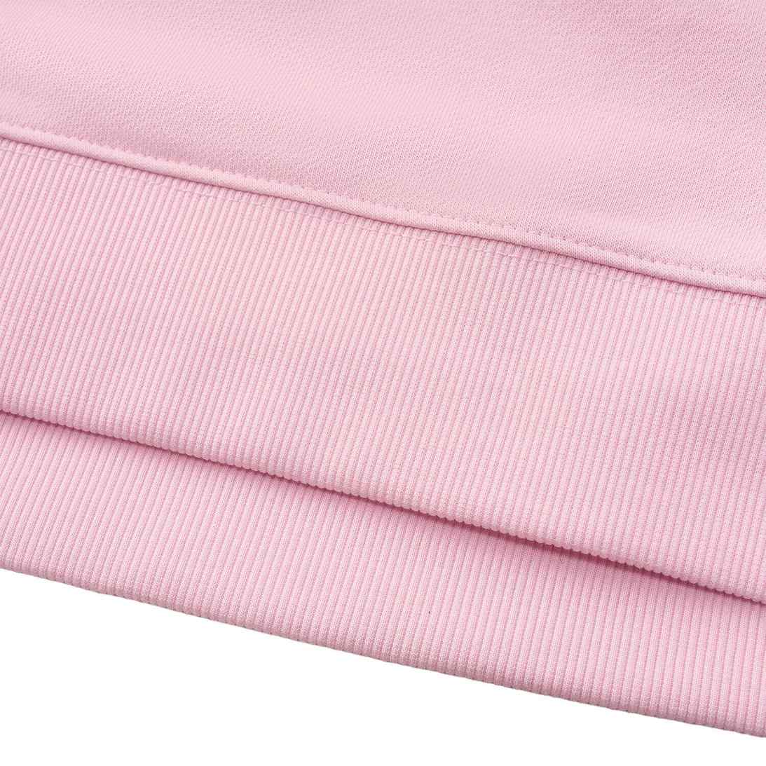 Women’s French Terry Long Sleeve Crew Neck Sweatshirt – Tom & Jerry - Pink - Giordano