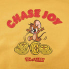 Women’s French Terry Long Sleeve Crew Neck Sweatshirt – Tom & Jerry - Yellow - Giordano