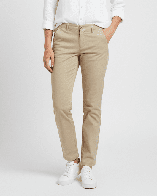 Quick buy Women's High Waist Regular Taper Khaki Pants