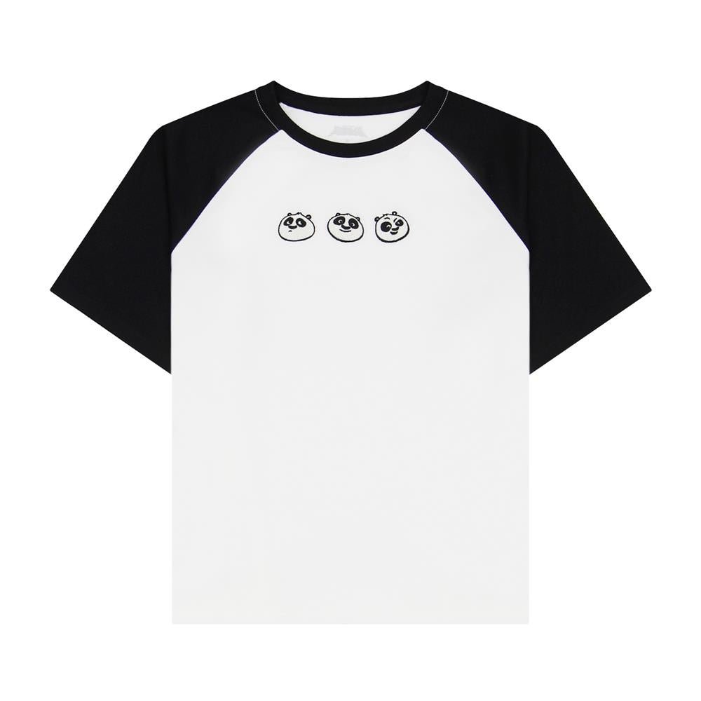Women's Kung Fu Panda Cotton Jersey Crew Neck Short Sleeve Print Tee - Giordano