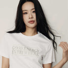 Women's Loose Fit Graphic Print Tee | Korea Collection - White - Giordano