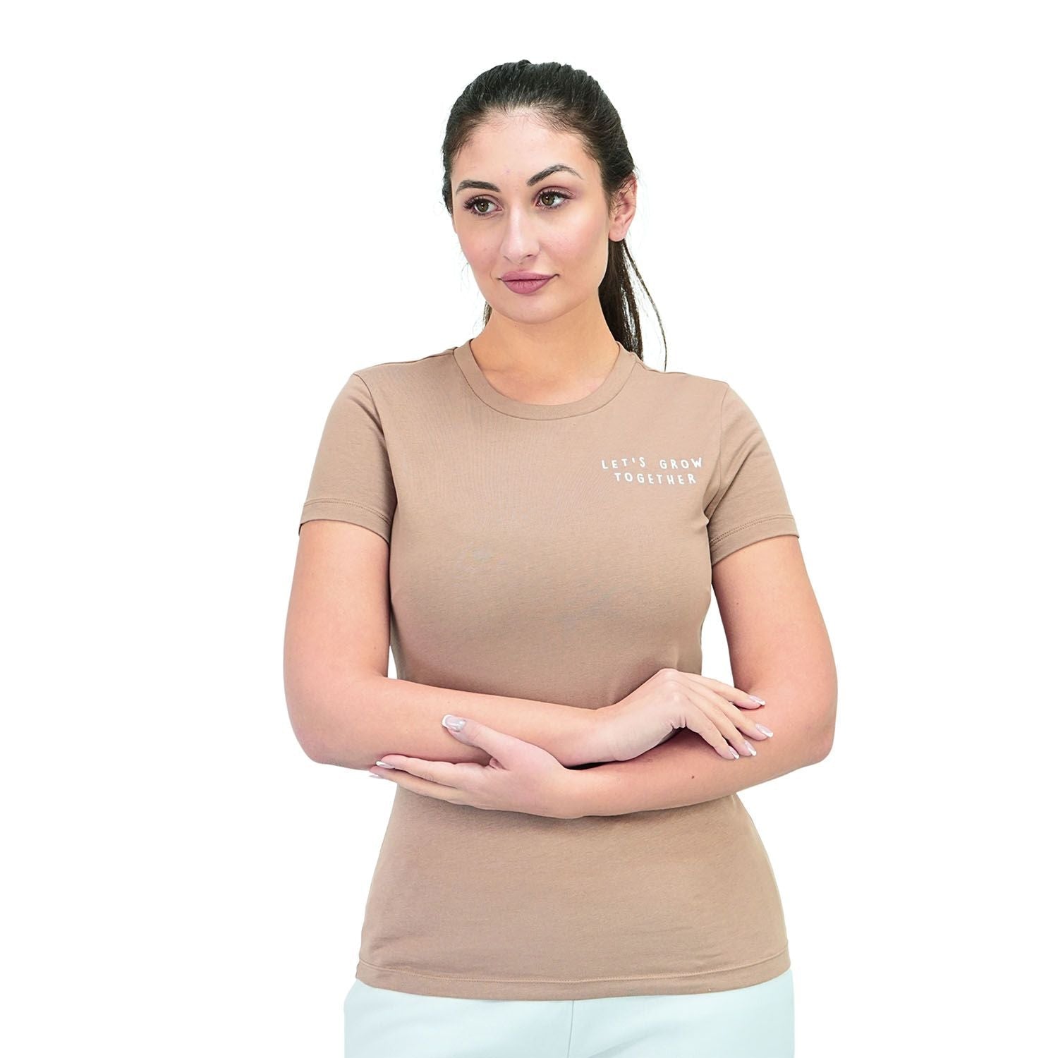 Women's Message Print Tee - Giordano Online