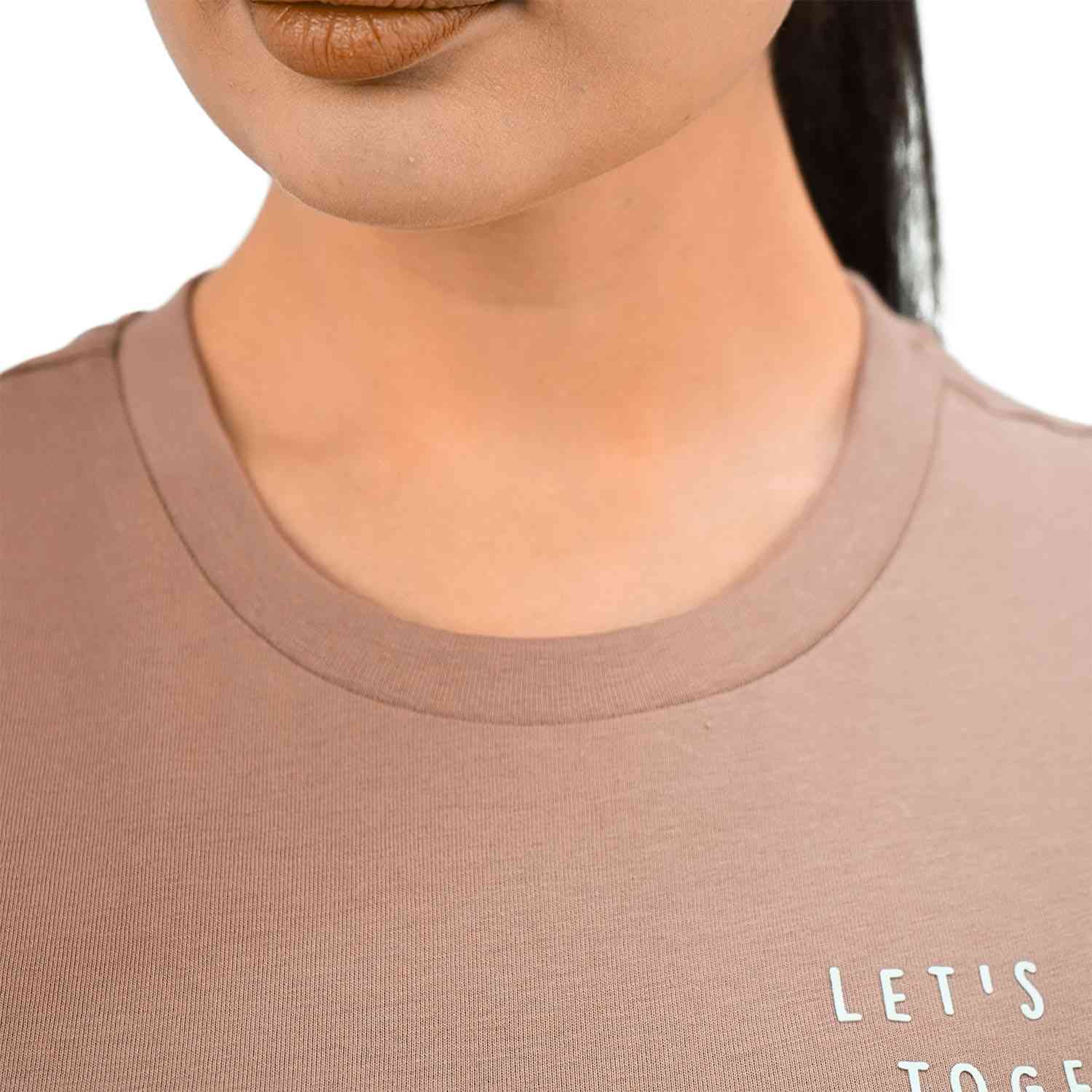 Women's Message Print Tee - Giordano Online