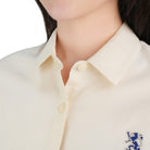 Women's Oxford Acute Collar Shirt - Giordano Online