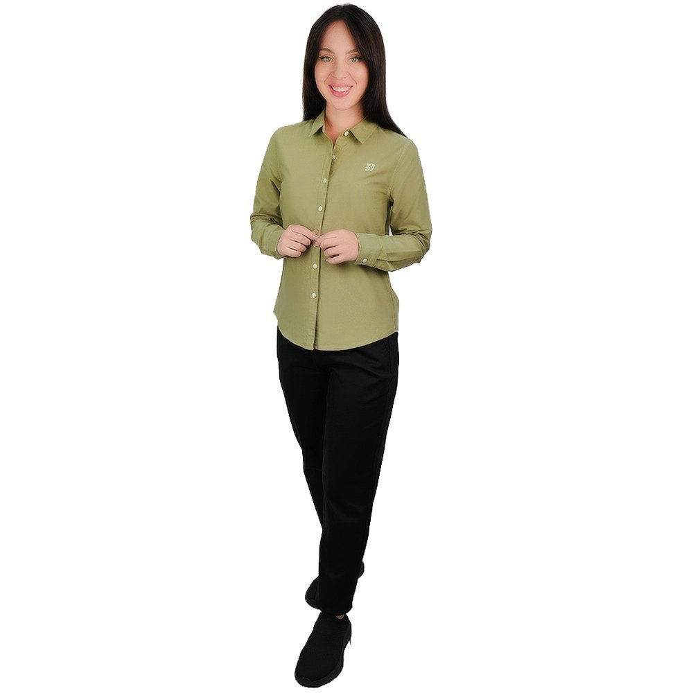 Women's Oxford Acute Collar Shirt - Giordano Online