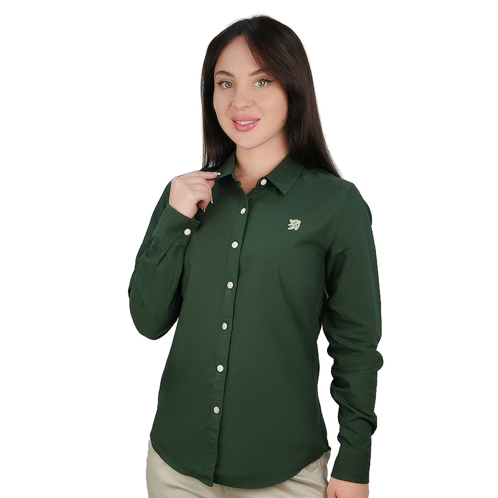 Women's Oxford Acute Collar Shirt - Giordano Online