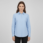 Women's Oxford Long Sleeve Embroidery Shirt - Giordano Online