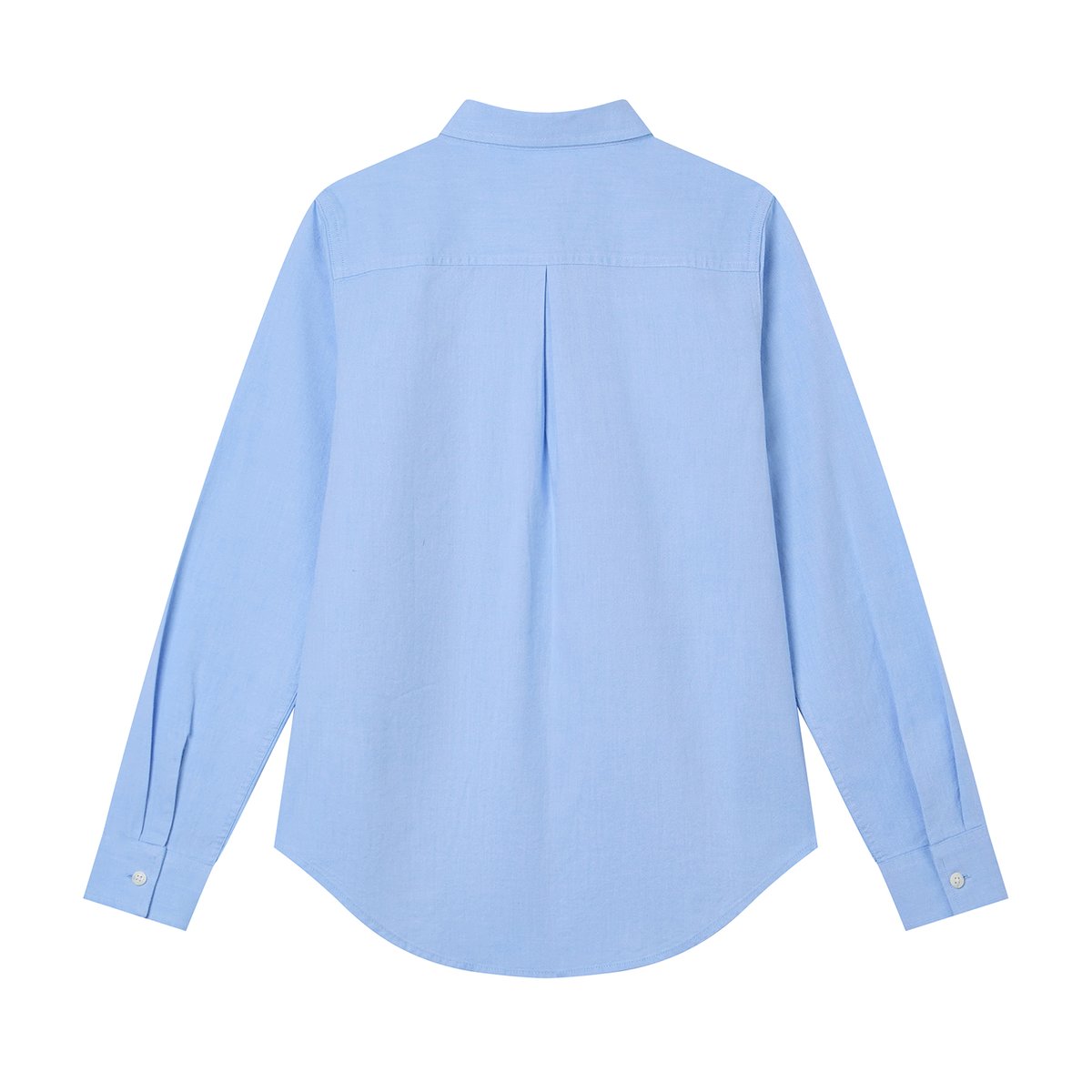 Women's Oxford Long Sleeve Embroidery Shirt - Giordano Online