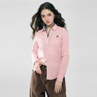 Women's Oxford Long Sleeve Embroidery Shirt - Giordano Online