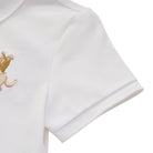 Women’s Slim Fit Embroidered Napoleon Polo - Giordano Online