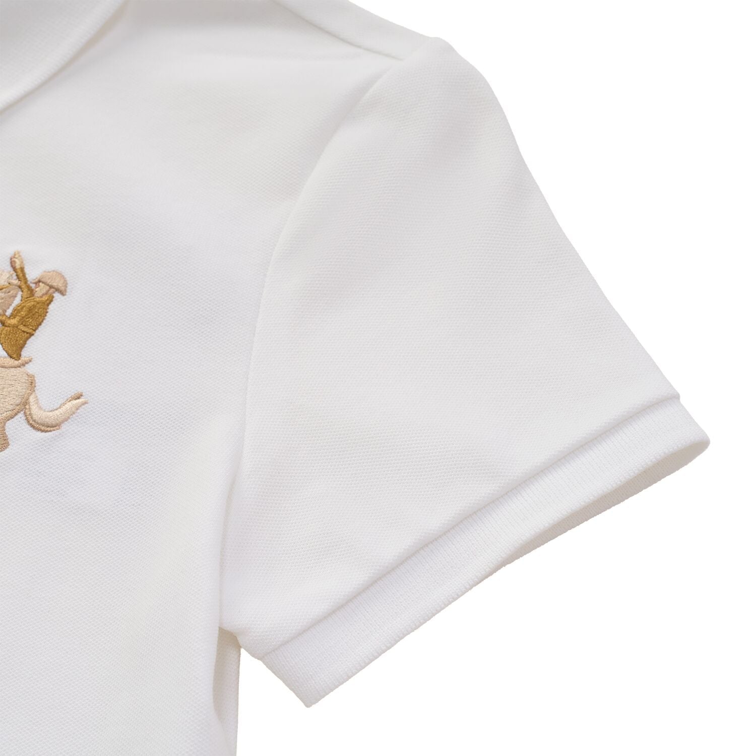 Women’s Slim Fit Embroidered Napoleon Polo - Giordano Online